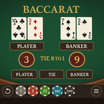 1Red - Baccarat Table Game