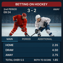 1Red - Hockey Betting - Sports Betting Latvia